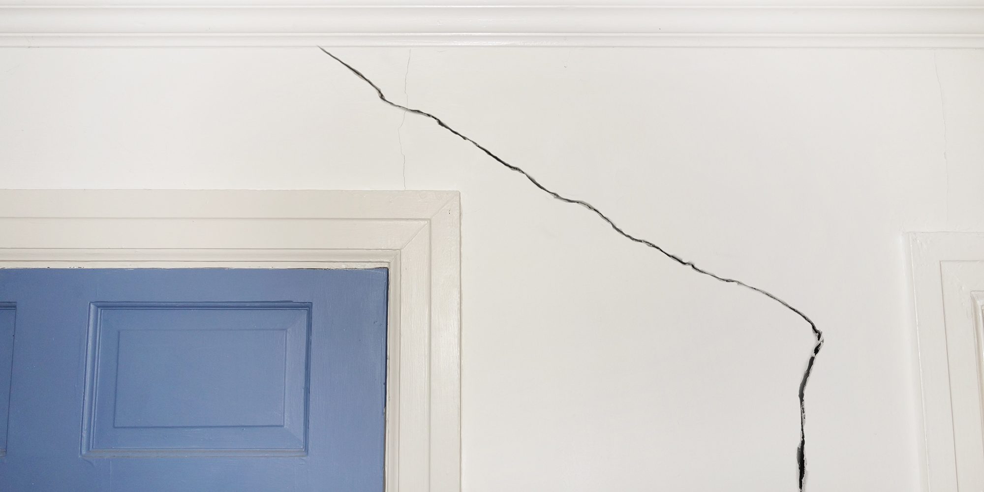 Cracked wall