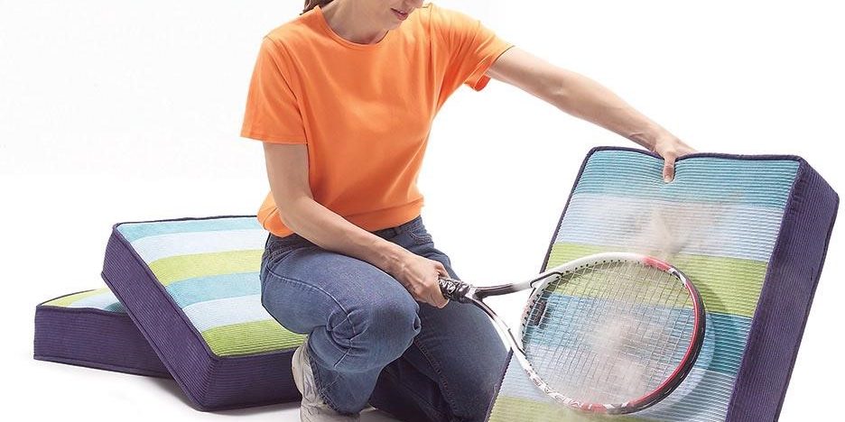 Tennis Racket Dust Buster common household products