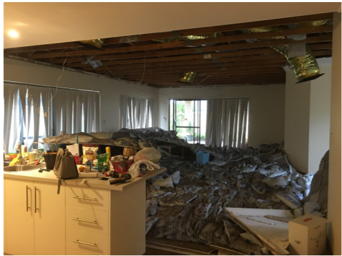 ceiling collapses