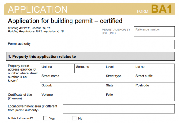 building permit building permit