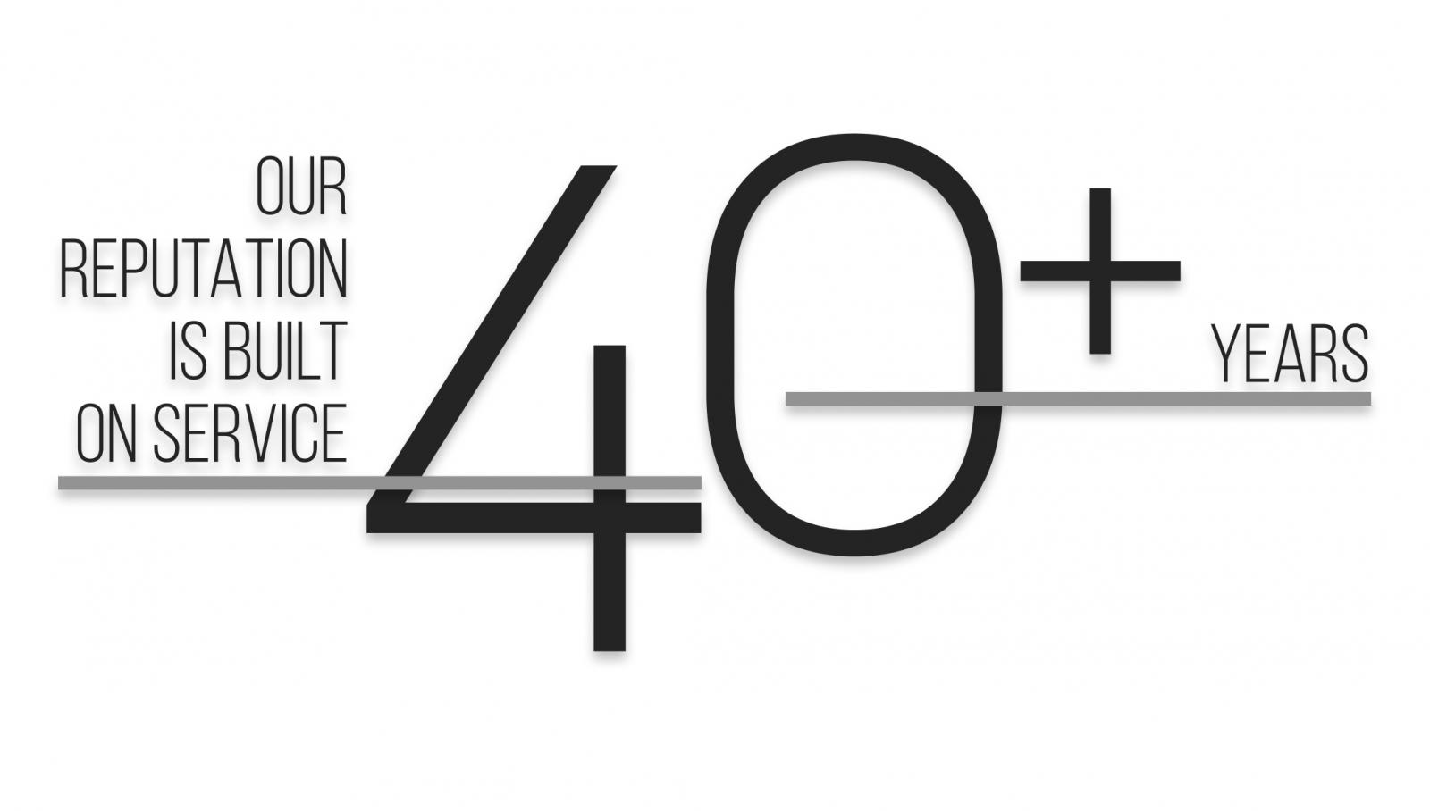 Houspect_40_Year_Logo